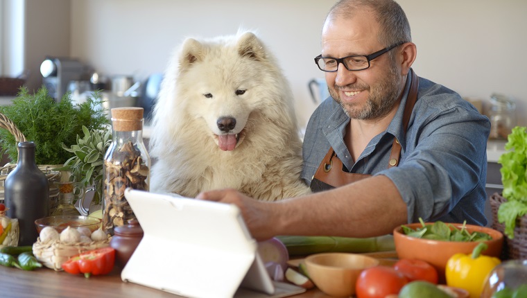 man cooking in the kitchen