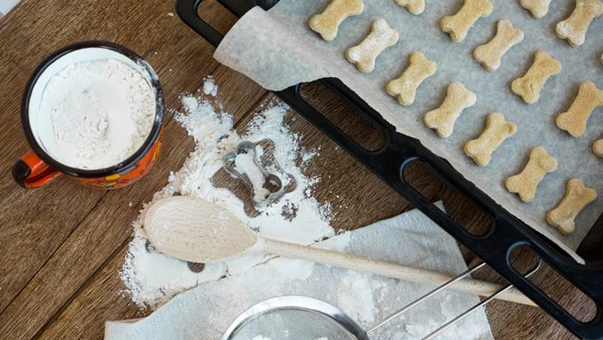 baking equipment and bone shaped dog treats