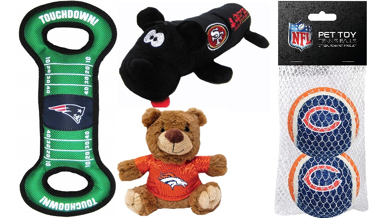 nfl dog toys