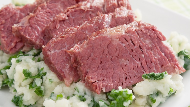 Colcannon and Corned Beef