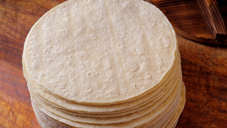 Close up of Tortillas