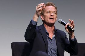 Neil Patrick Harris speaks onstage during a panel at Hartbeat's "Group Therapy" Premiere at BMCC Tribeca Performing Arts Center at Tribeca Film Festival on June 06, 2024 in New York City.