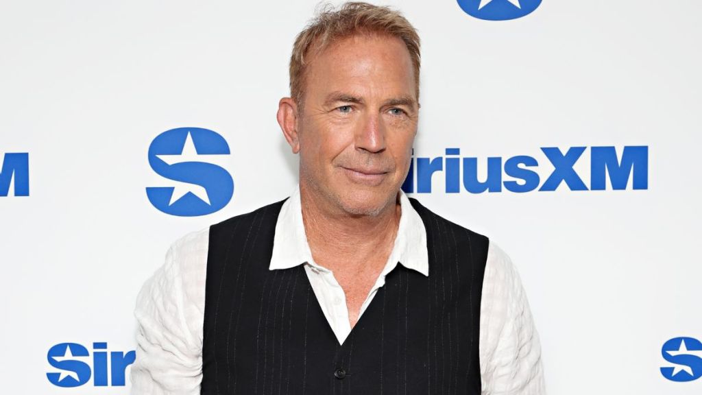 Kevin Costner visits the SiriusXM Studios on June 18, 2024 in New York City.