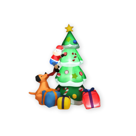 Costway 7 FT Inflatable Christmas Tree with LED Lights