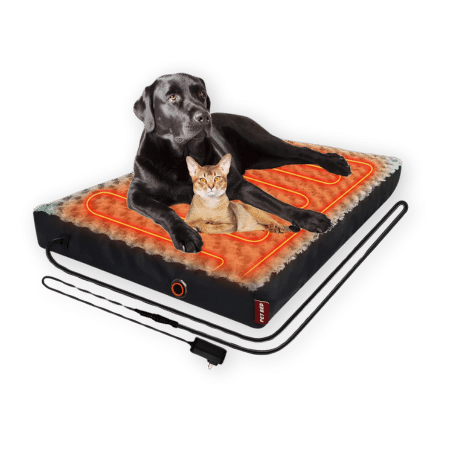 HyphessAda Heated Dog Bed