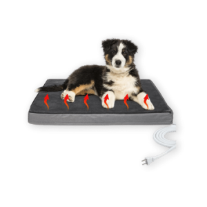 PAIGTEK Orthopedic Foam Heated Pet Bed