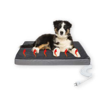 PAIGTEK Orthopedic Foam Heated Pet Bed