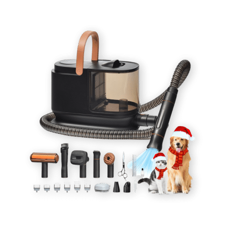 Bunfly Dog Grooming Kit with Vacuum