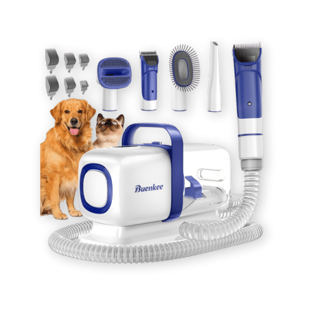 buenkee Dog Grooming Kit with Pet Grooming Vacuum
