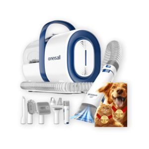 oneisall Dog Hair Vacuum & Grooming Kit