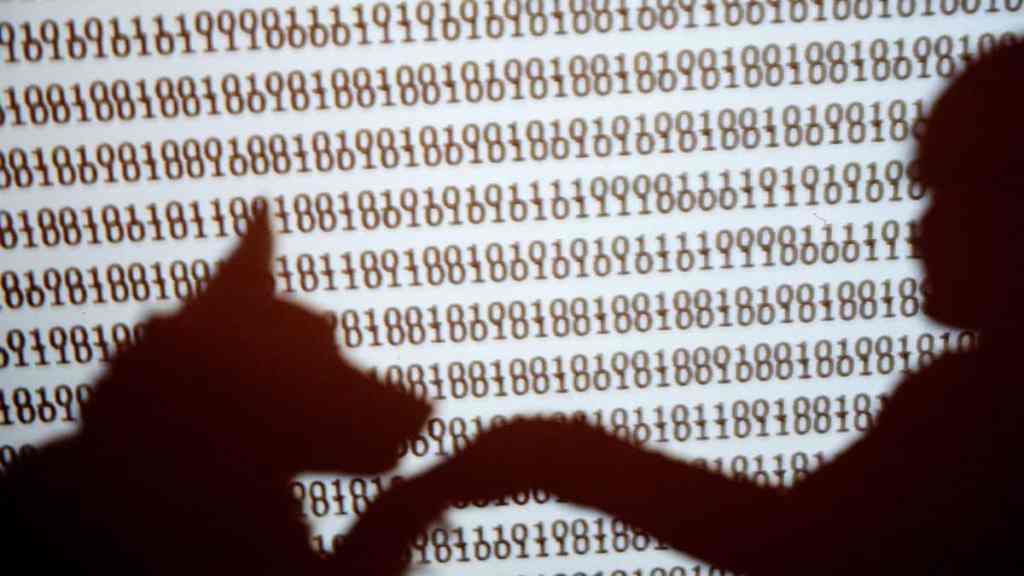 A dog paws at a person in a programming world. dog ChatGPT prompt