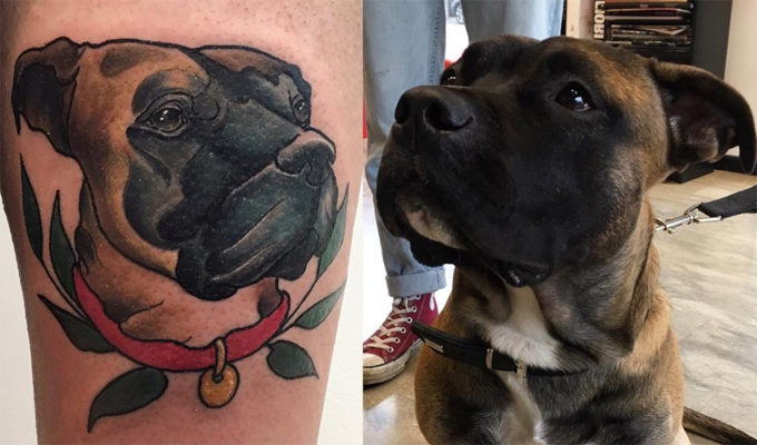 Dog Owner Pet Tattoo